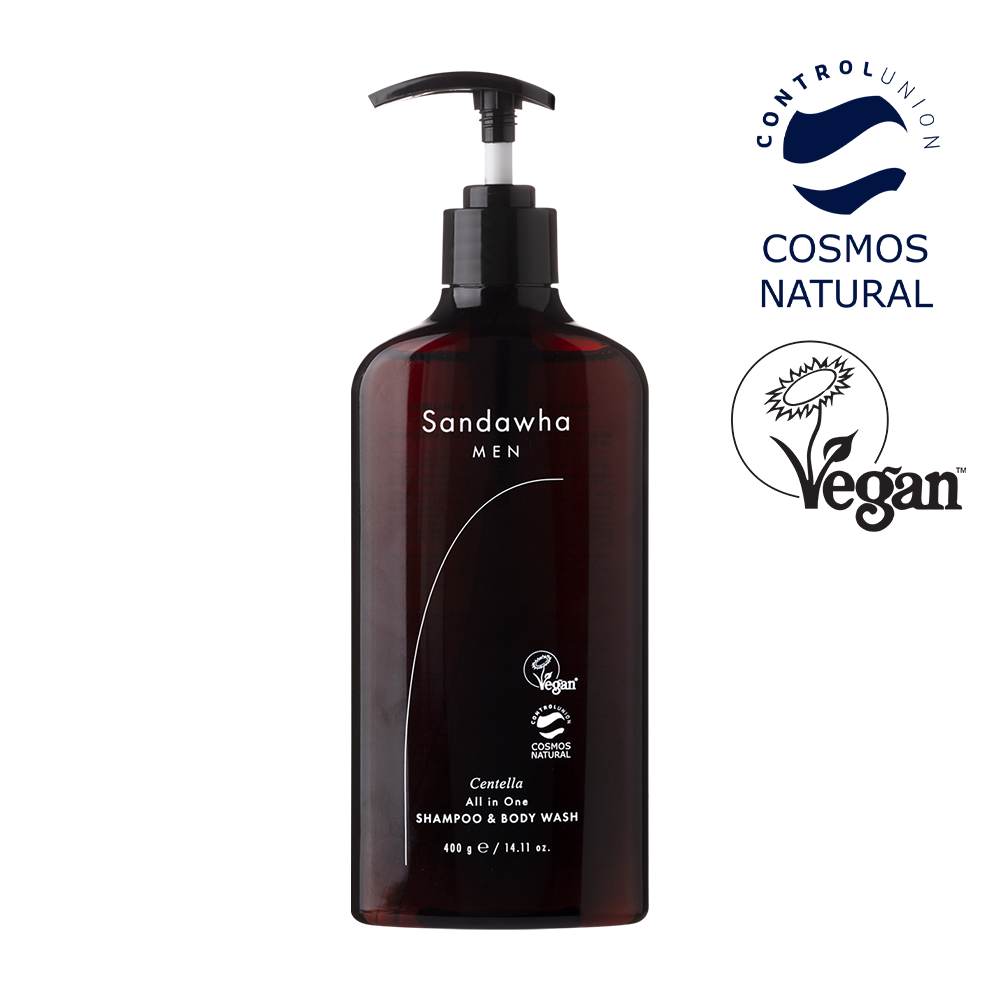 SanDaWha For Men All in One Shampoo & Body Wash 400g